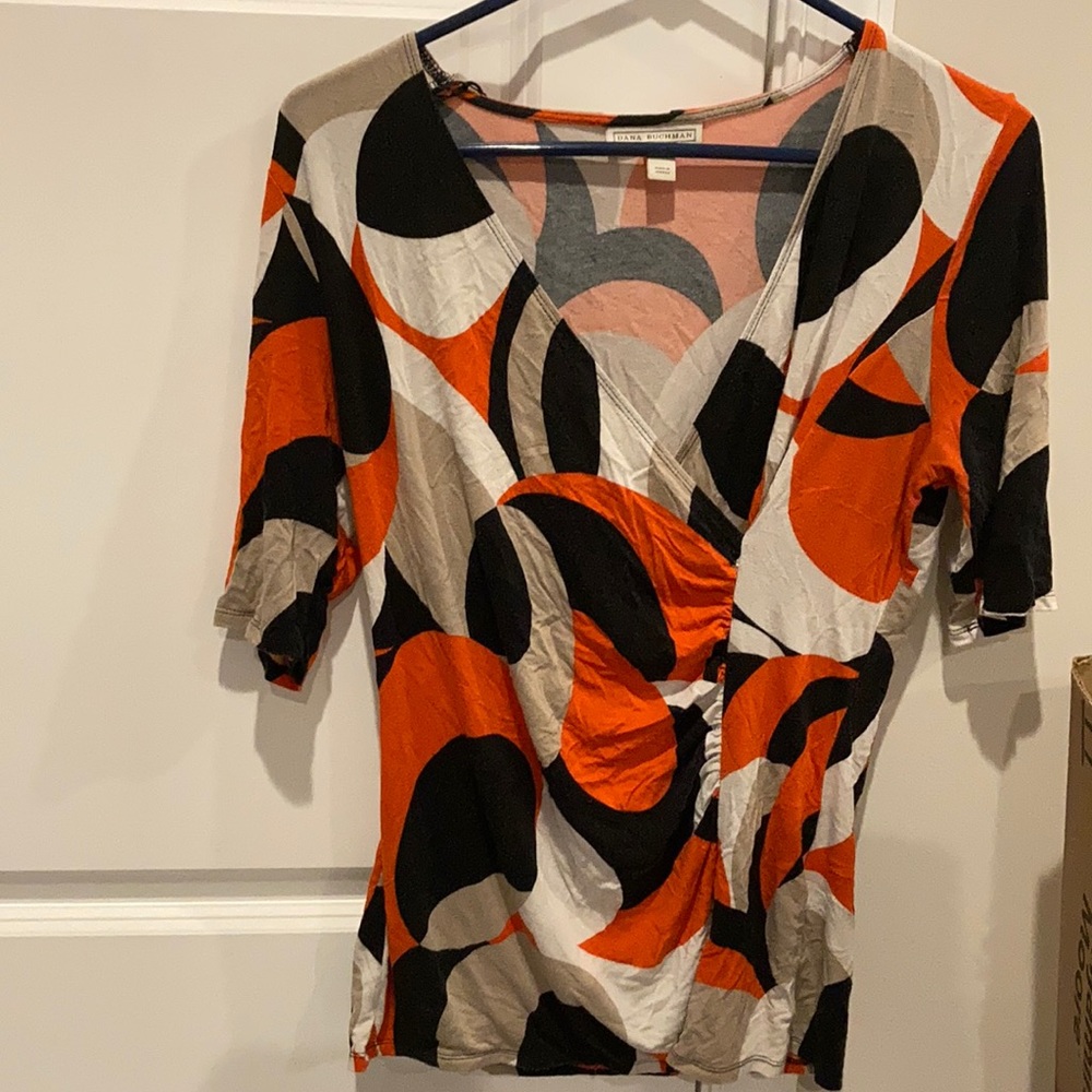 Dana Buchman Blouse with Patterns